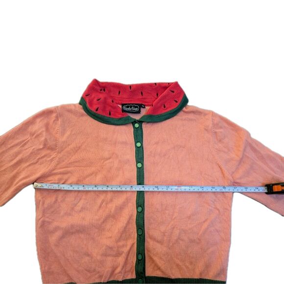 Voodoo Vixen Retro Watermelon Cardigan Sweater M - Picture 5 of 8